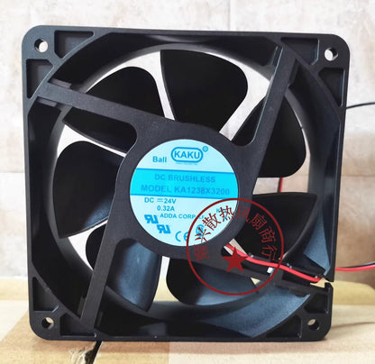 KAKU KA1238X3200 12038 DC24V 0.32A 12CM 2-Wire Silent Cooling Fan