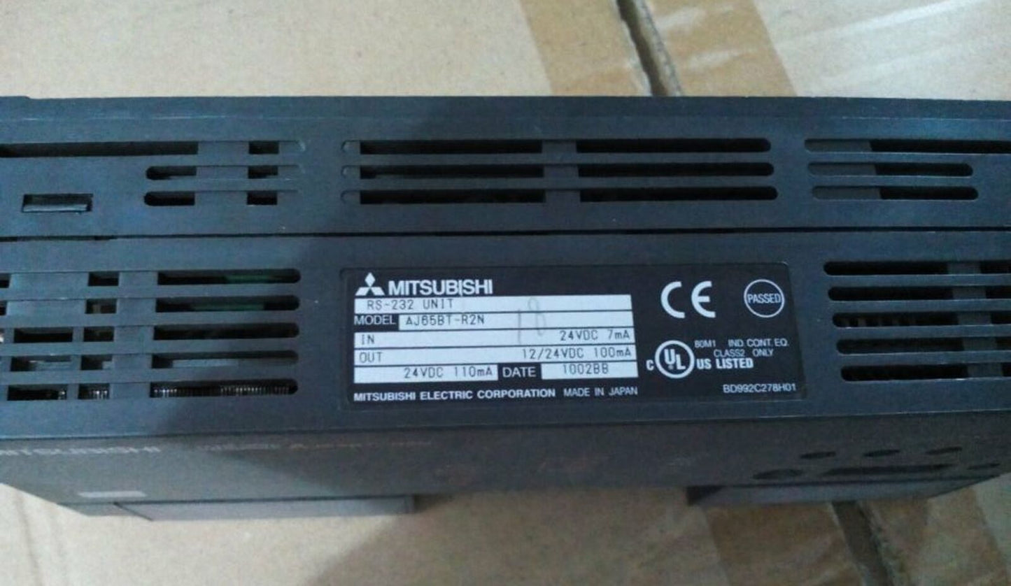 Mitsubishi MELSEC AJ65BT-R2N Unit Tested - Working Condition - MITSUBISHI