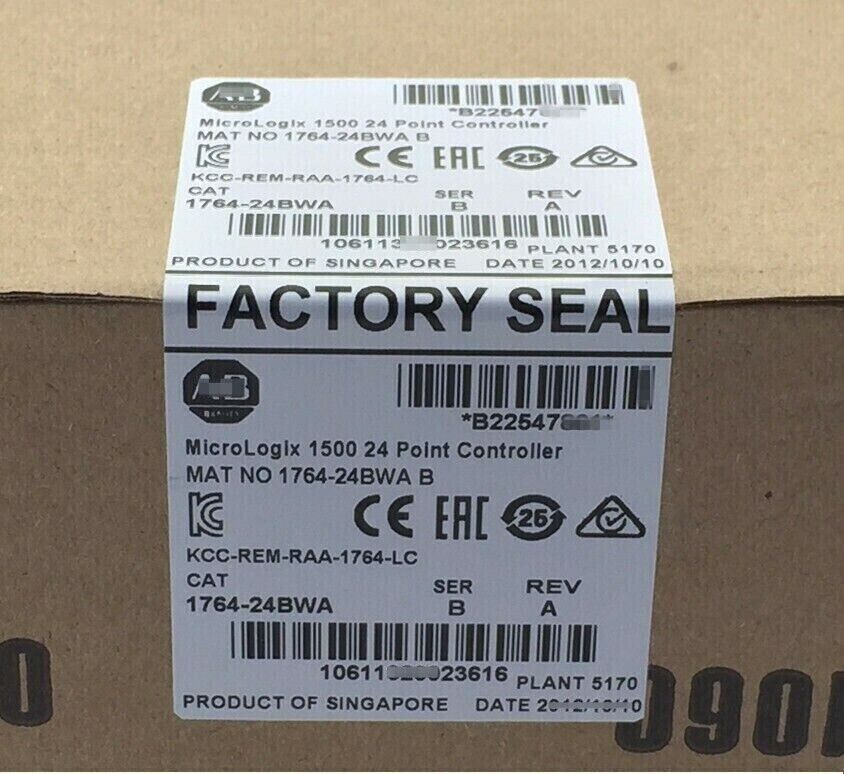 NEW Factory Sealed AB 1764-24BWA Micrologix 1500 24-Point Controller - KOEED