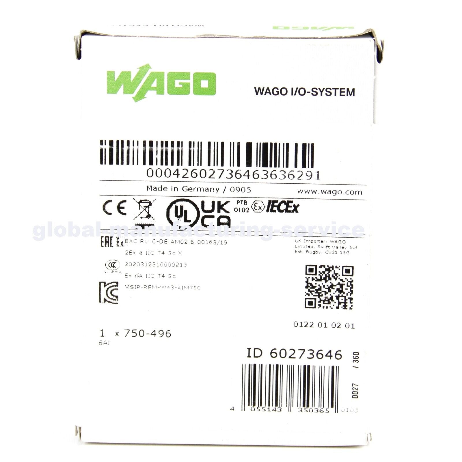 new WAGO 750-496 750496 PLC Module WAGO