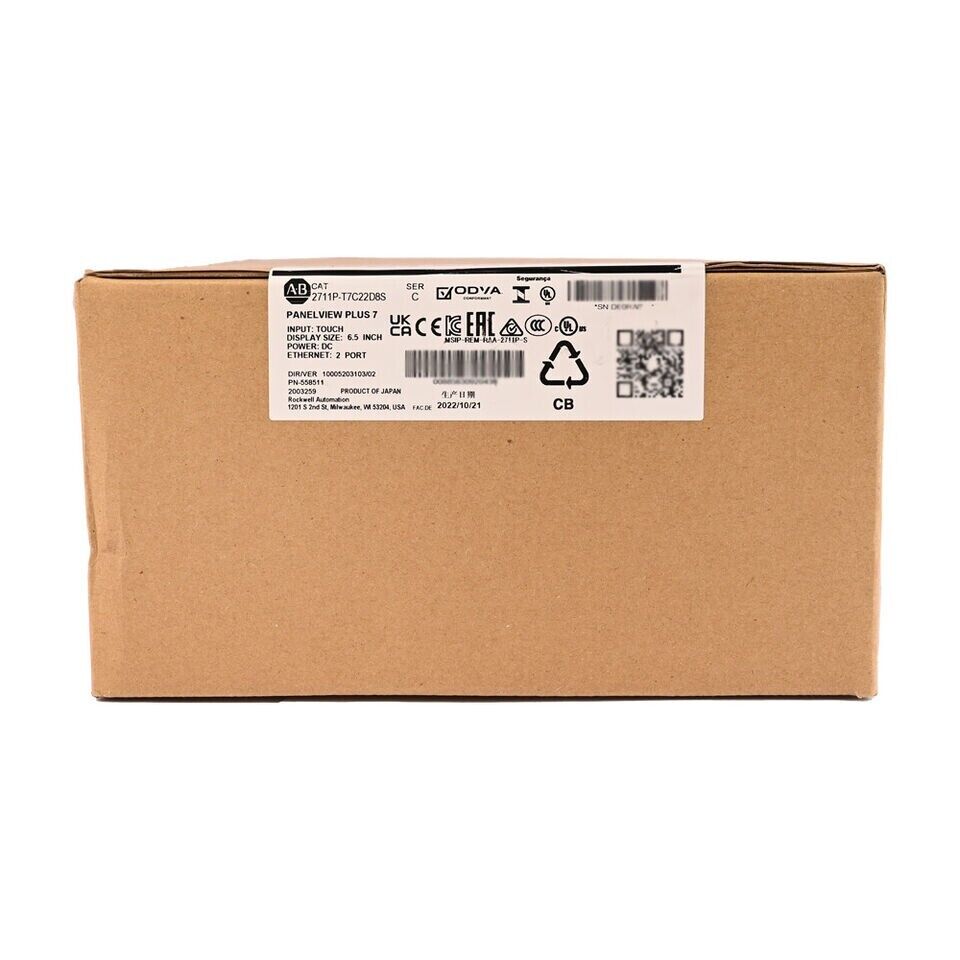 Sealed Allen-Bradley 2711P-T7C22D8S Pnlview Plus 7 Catalog 2711P-T7C22D8S - ALLEN-BRADLEY