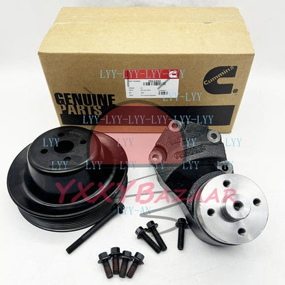 Fan support Bracket with pulley&bolts For Cummins Replaces 3911202 3285947