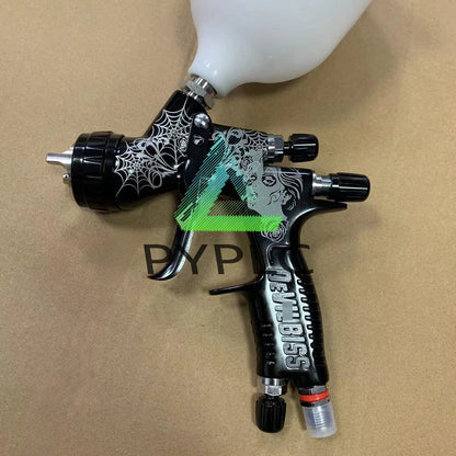 Black Spider Carve Spray Gun TE20 1.3mm Nozzle LVMP Paint Tool for Devilbiss