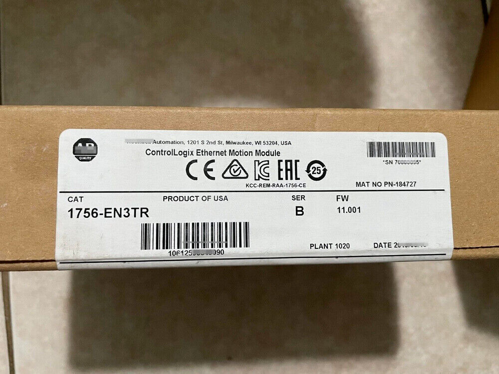 Allen-Bradley 1756-EN3TR SER B New Sealed Box - ALLEN-BRADLEY