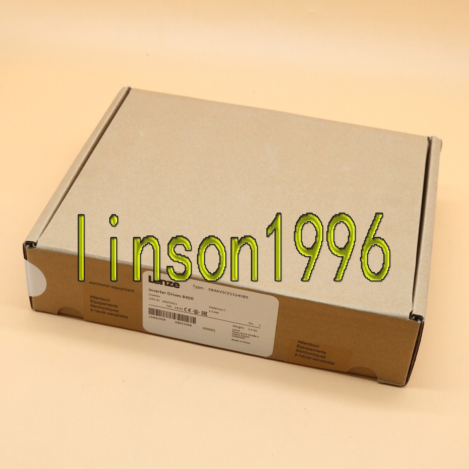 1PC Lenze Inverter E84AVSCE1524SB0 - LENZE