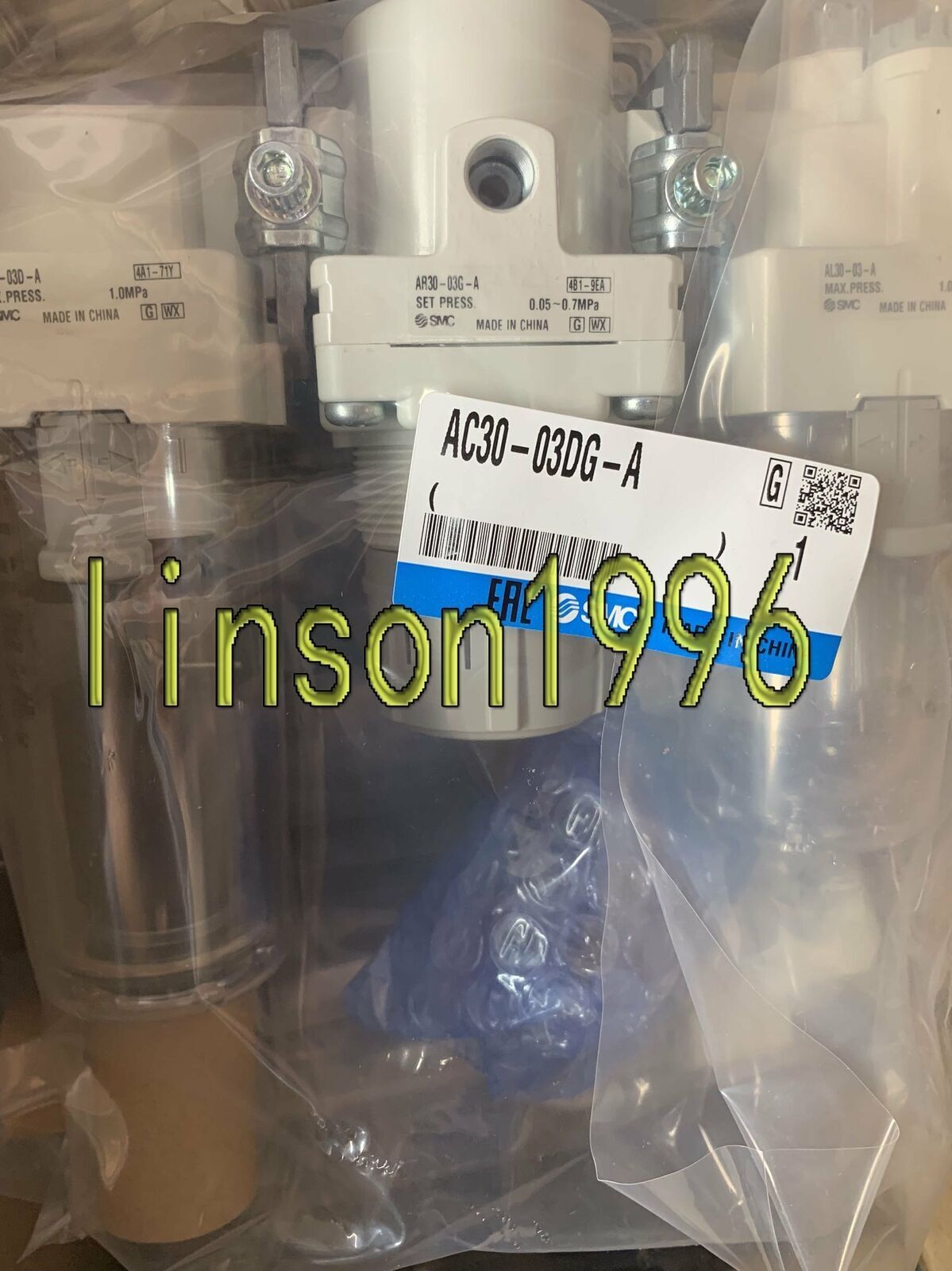 ONE SMC Triple-Piece Filter for AC30-03DG-A | One-Year Protection - ONE