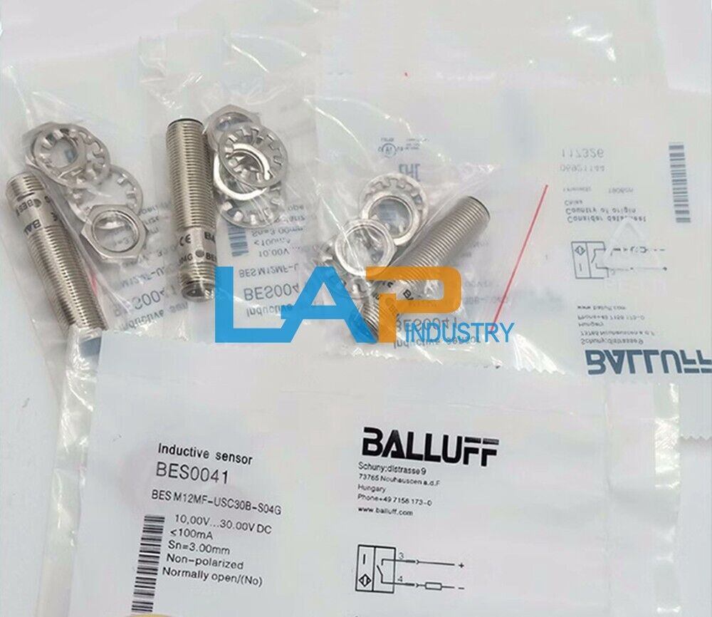 Inductive Proximity Switch BES0041 BALLUFF BES M12MF-USC30B-S04G - BALLUFF