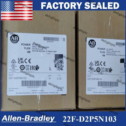 New In Box AB PowerFlex 4M 0.75kW 1HP AC Drive - AB