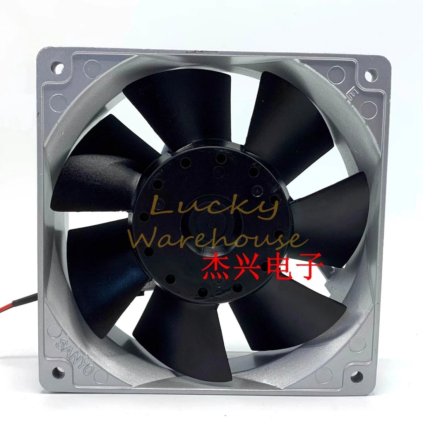 SANYO 9LB1224H102 12038 DC24V 0.19A 12CM 2-Wire DC Cooling Fan