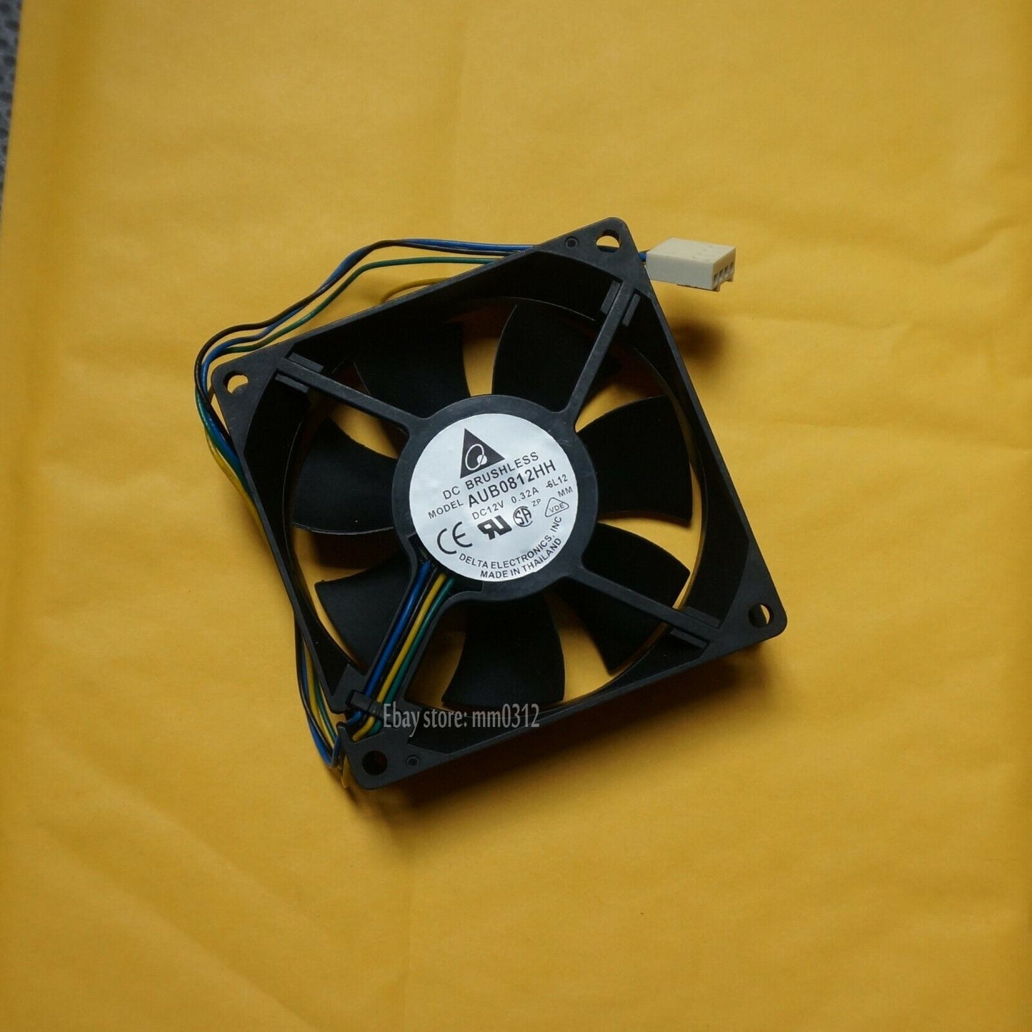Delta AUB0812HH 80mm x 80mm x 25mm PWM Cooler for HP 12V 0.32A - DELTA