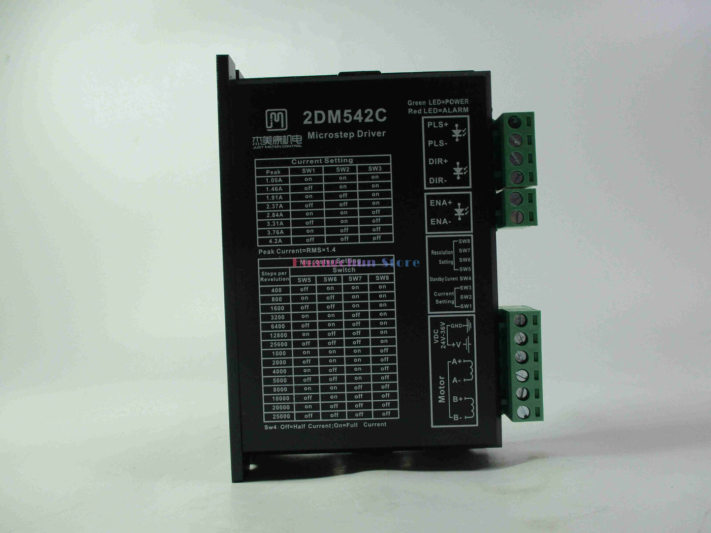 New 2DM542C DC Motor Controller with 42/57 Two-Phase Stepper Motor and 4.2A Motor Controller - DELTA MOTOR CONTROLS