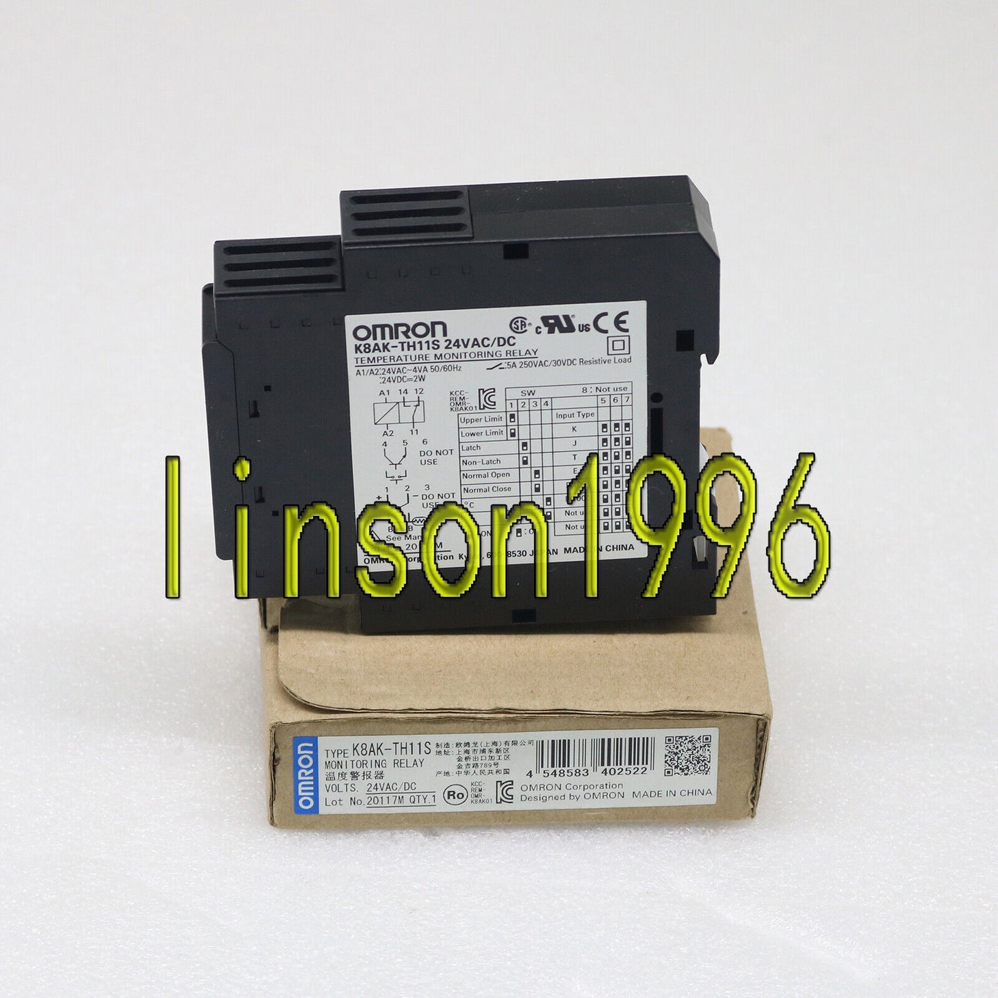 Omron Temperature Alarm K8AK-TH11S AC/DC24V - OMRON