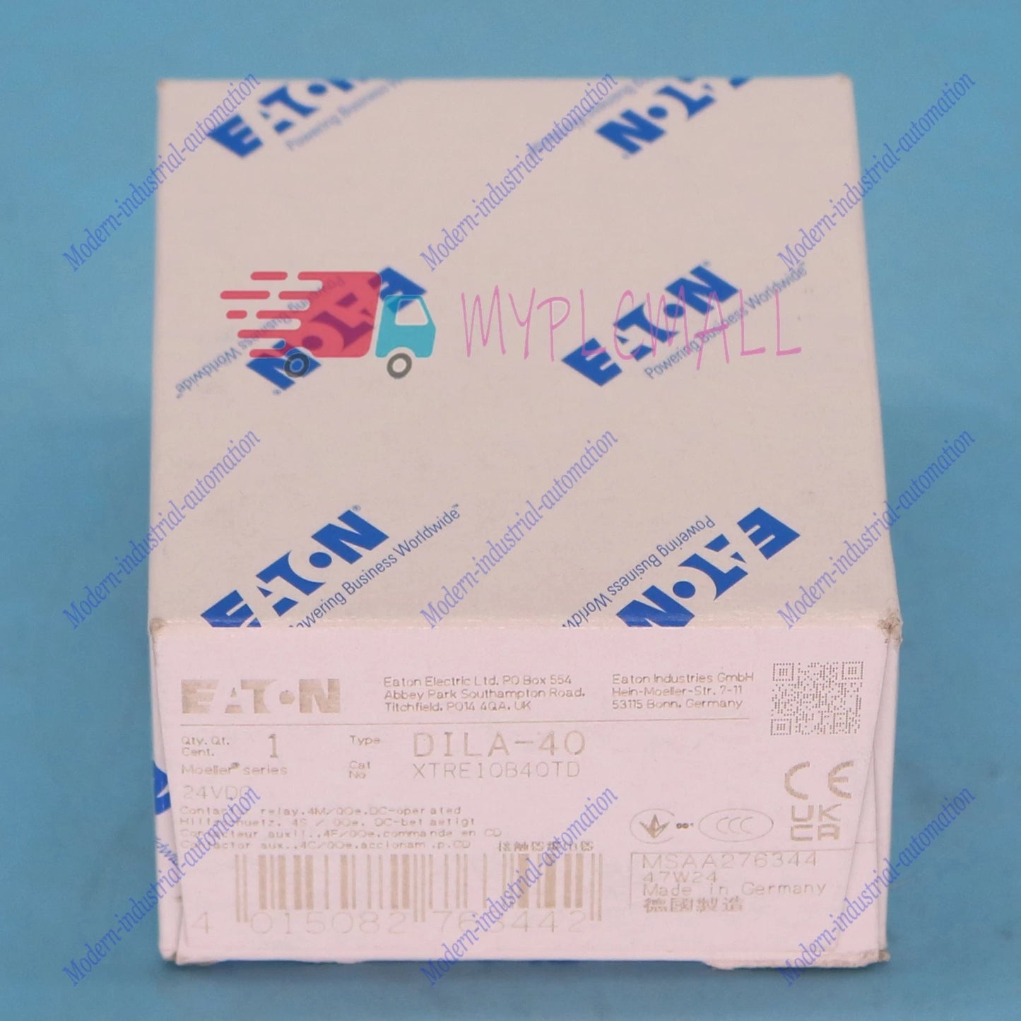 ONE EATON DILA-40 Contactor relay FREE SHIPPING #YP1