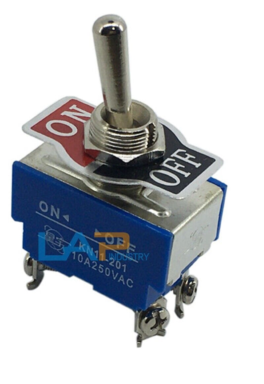 10PCS Toggle Switch 4P 250VAC 10A - KORAX