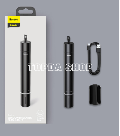 XX Car flashlight safety hammer escape device broken window artifact, Model: Broken window artifact car flashlight safety hammer firing pin escape device, Brand: XX - XX