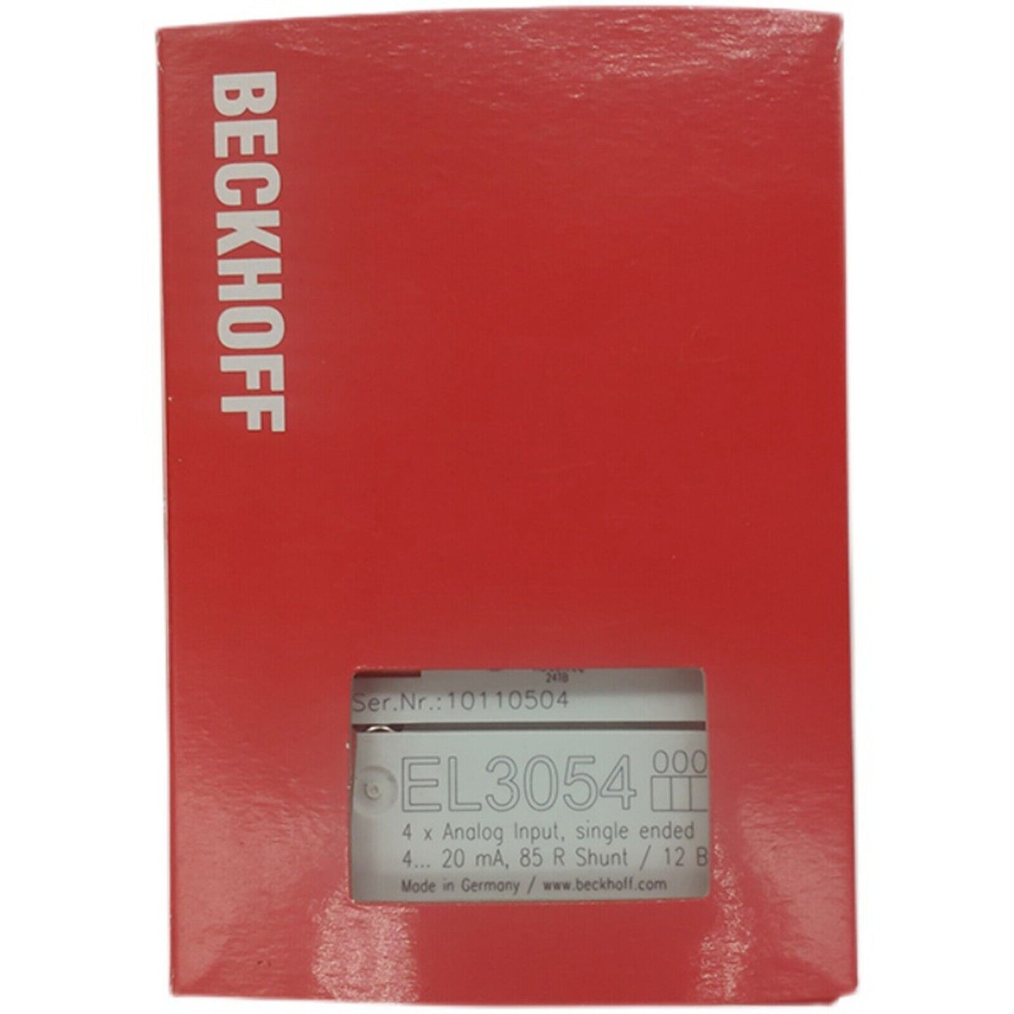 BECKHOFF EL3054 Analog Terminal Process - BECKHOFF
