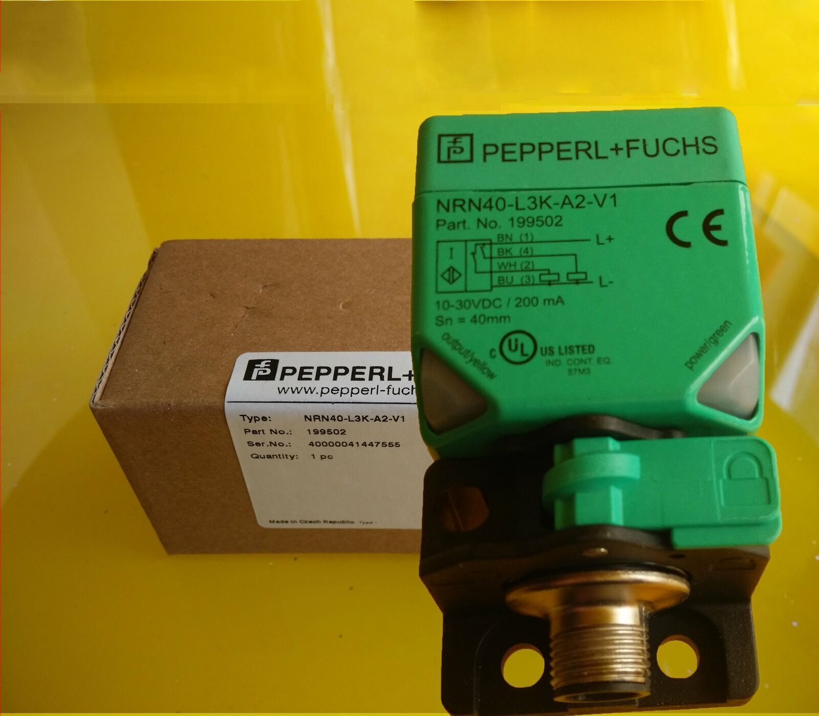 Proximity Switch NRN40-L3K-A2-V1 by Pepperl+Fuchs - PEPPERL+FUCHS