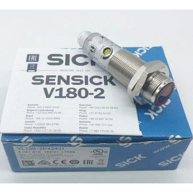 1PC SICK VL180-2P42431 Cylindrical Photoelectric Sensor - SICK
