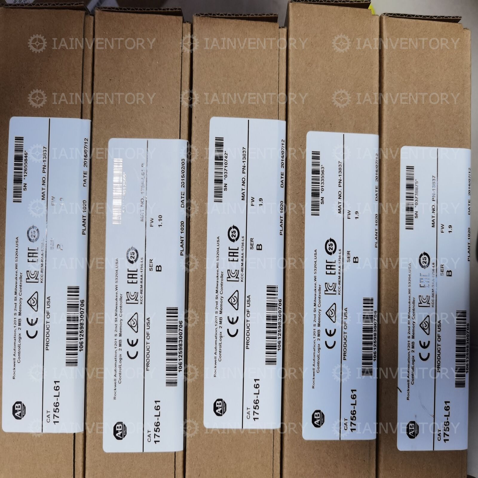 Allen-Bradley Module 1756-L61, New in Box, Fast Ship, 1 Year - ALLEN-BRADLEY