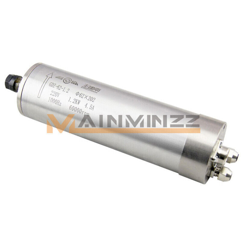 ONE GDZ-62-1.2 High Speed Spindle Motor Water-cooled ER11 220V for Router CNC