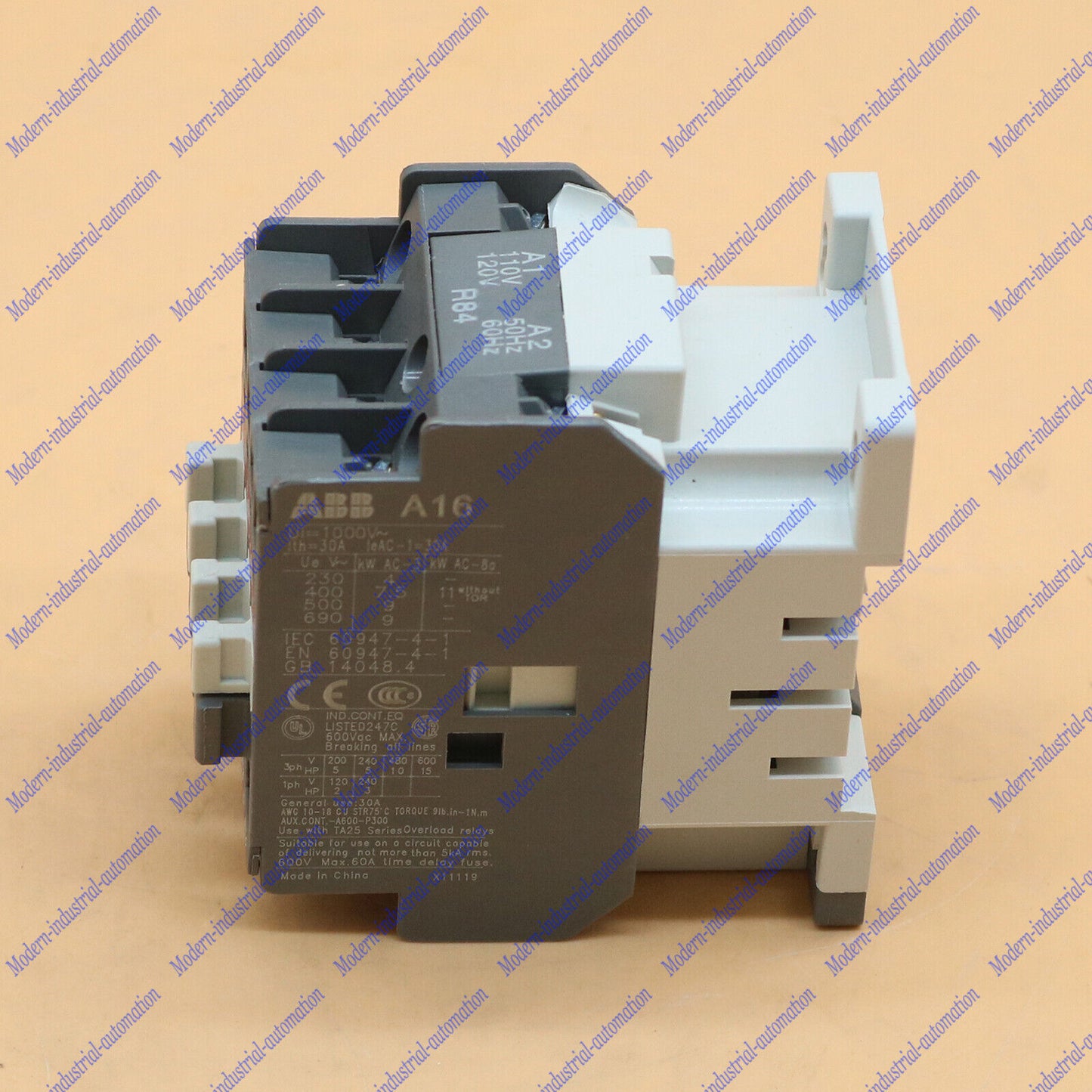 new 1P ABB Contactor A16-40-00 110V~120V Fast delivery#XR - ABB