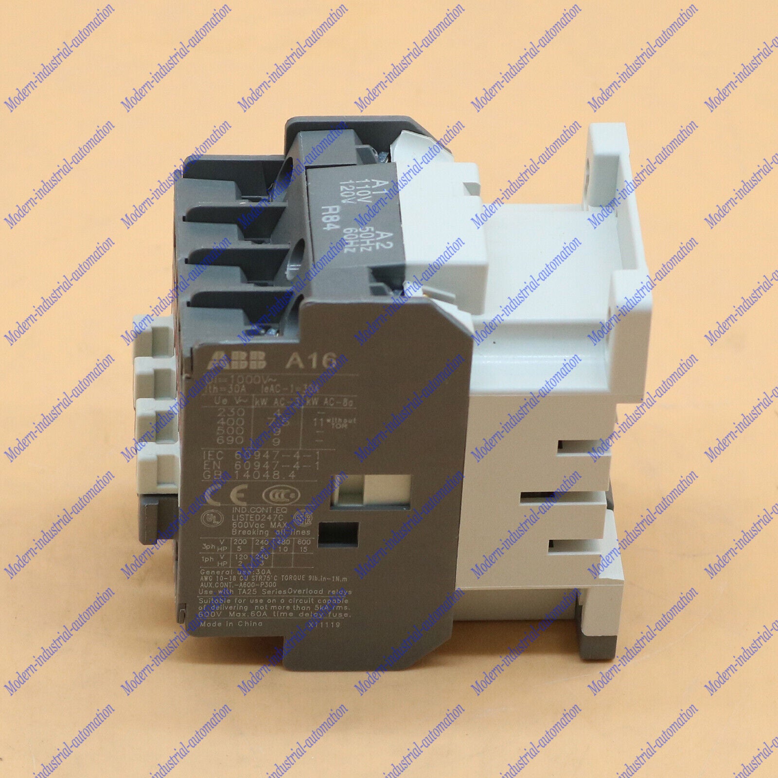 new 1P ABB Contactor A16-40-00 110V~120V Fast delivery#XR - ABB