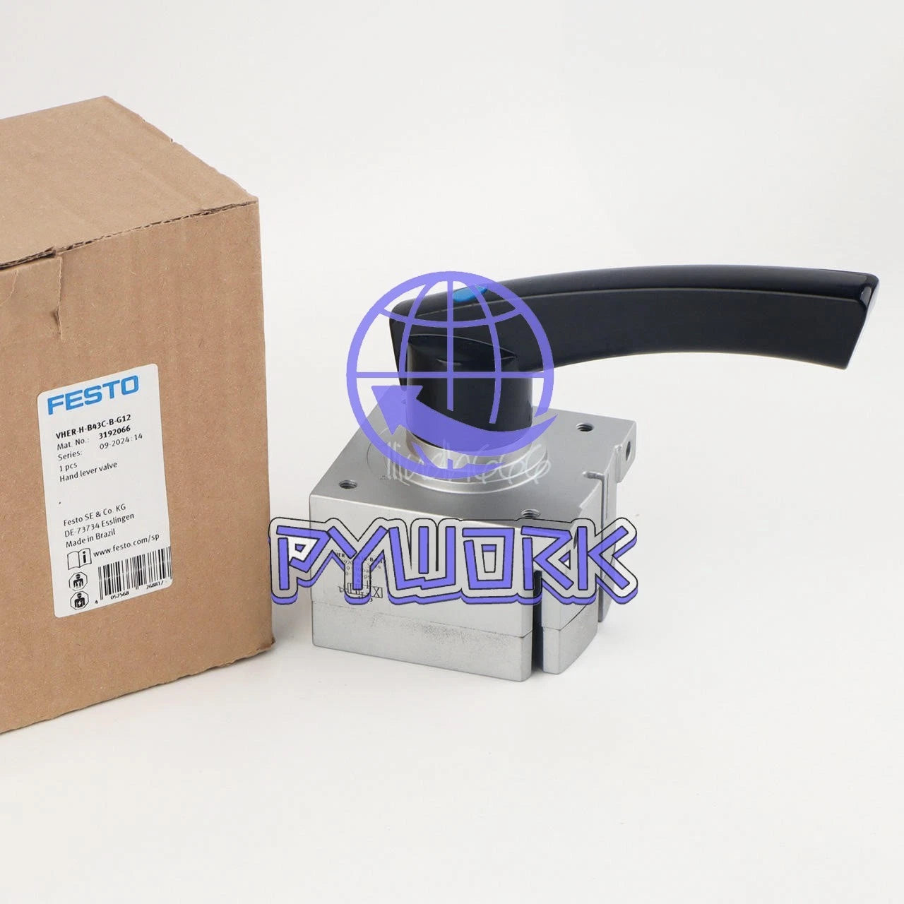 1Pcs FESTO VHER-H-B43C-B-G12 3192066 Handle valve