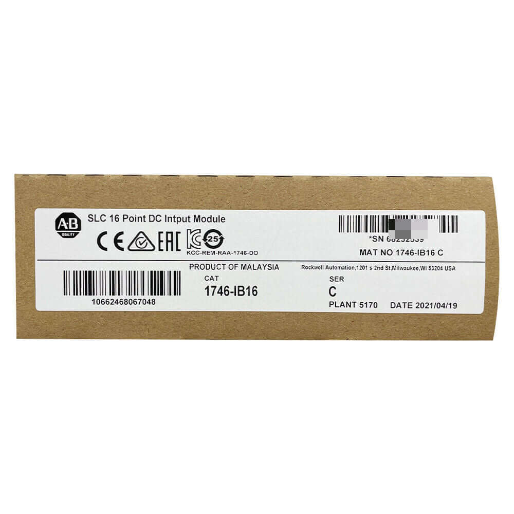 Allen-Bradley 1746-IB16 2023 Factory Sealed - ALLEN-BRADLEY