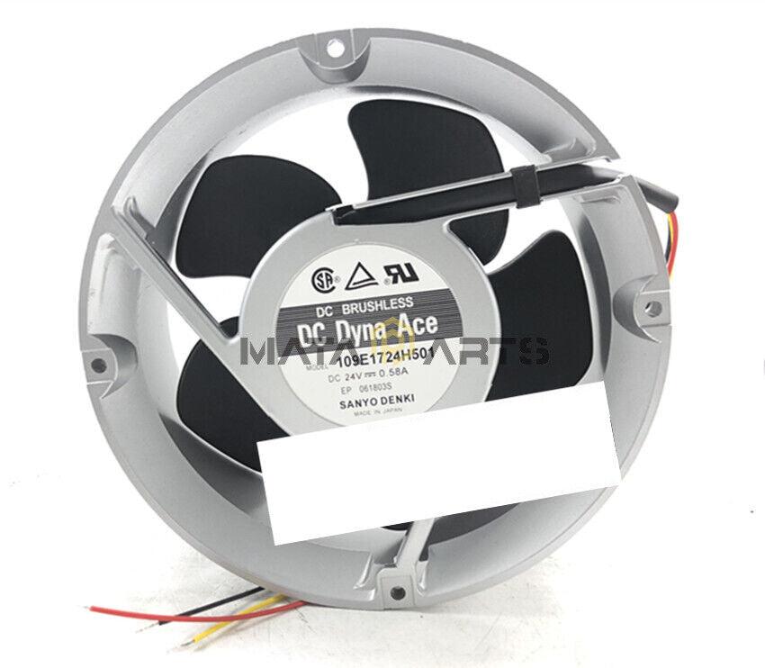 SANYO 109E1724H501 24V 0.58A Aluminum Axial Fan - SANYO