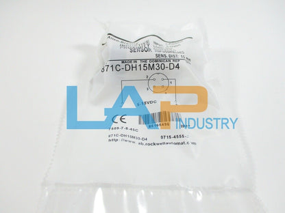 new 1PC For Allen-Bradley 871C-DH15M30-D4 Proximity Sensor - ALLEN-BRADLEY