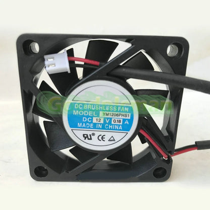 1PC YM YM1206PHS1 Cooling Fan 6015 12V 0.18A 6015 2pin