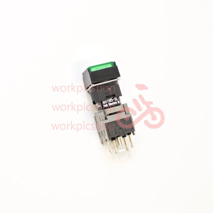 FUJI AH165-SLG11E3 Green Pushbutton Command Switch 24VDC LED (Pack of 5)