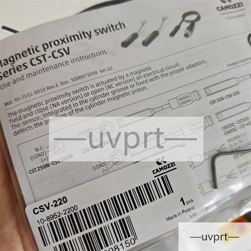 1Pc  CAMOZZI CSV-220 Free Shipping