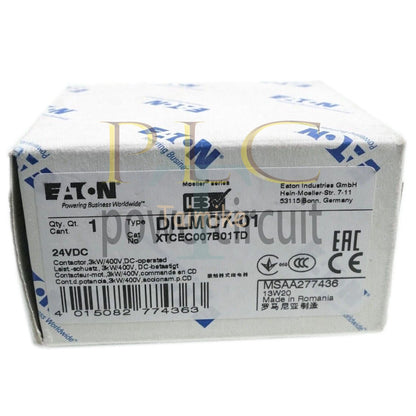 1PCS EATON DILMC7-01 DC24V XTCEC007B01 Dc contactor In Box~