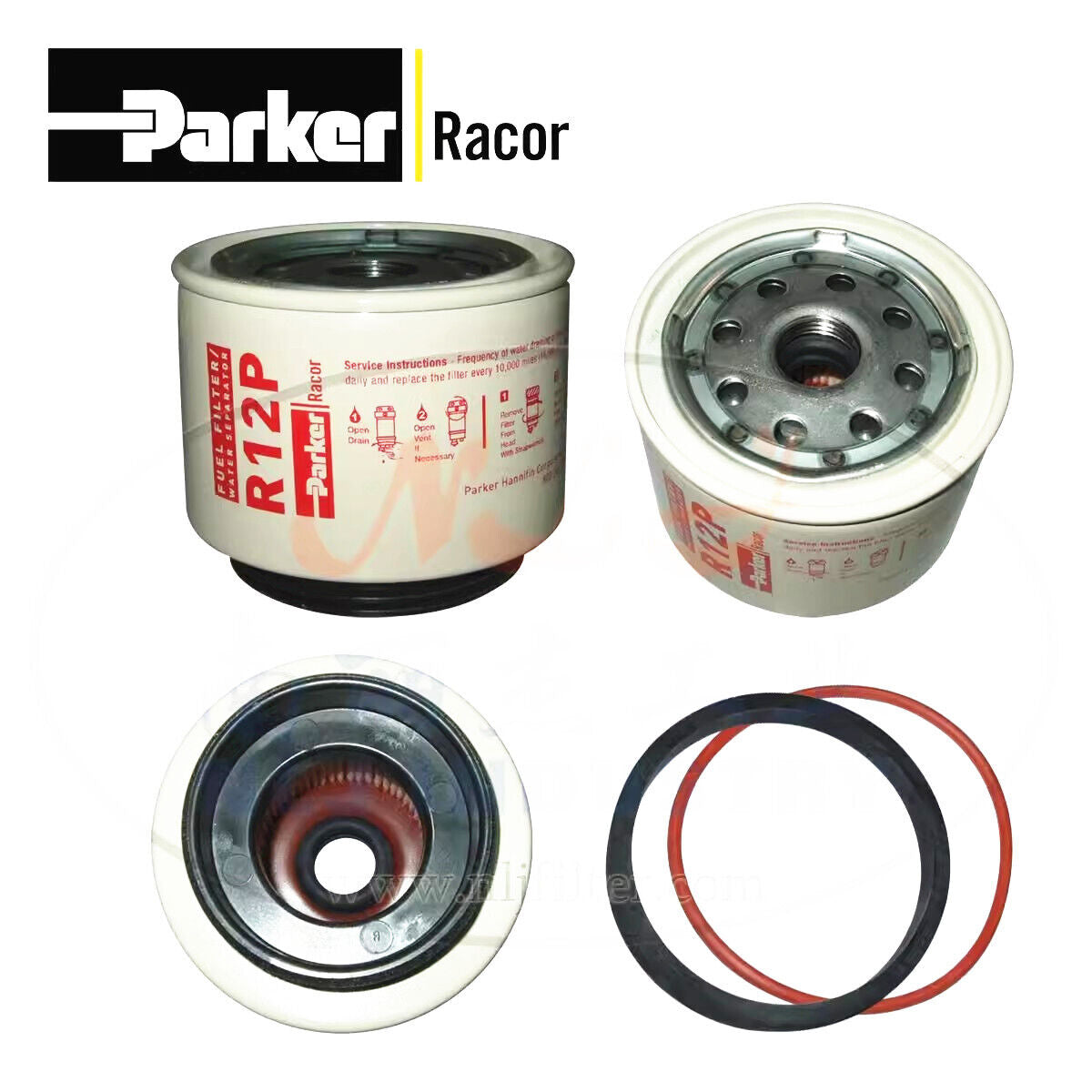 new 1pcs Parker Racor R12P Fuel Filter/Water Separator Filter