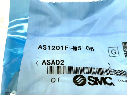 SMC AS1201F-M5-06 Speed Control Fitting PKG OF 10