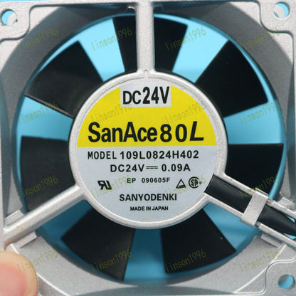 Sanyo Cooling Fan 109L0824H402 San Ace80L 24V 0.09A - SANYO