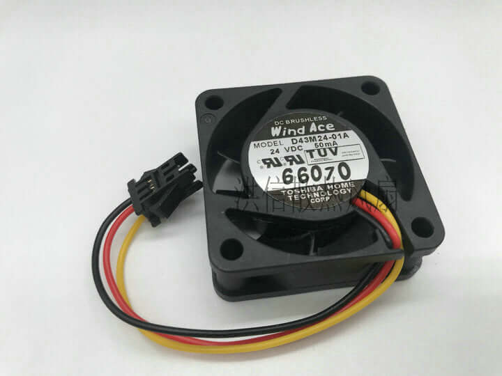 new For Anchuan inverter G7/F7 A D43M24-01A 24V 50mA 3-wire cooling fan