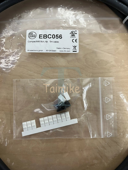 ! IFM EBC056 Sensor Wiring Block Compact M8 8 Channel Junction Box - 5m Cable