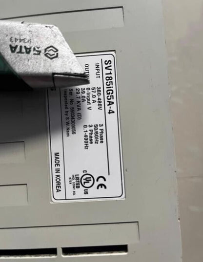 used 1PC LG frequency converter SV185iG5A-4 18.5KW 380V - LG