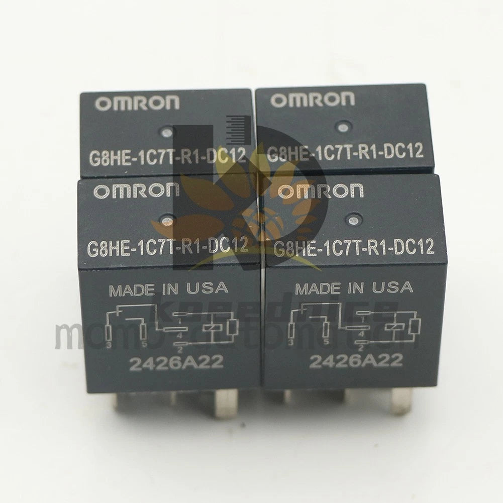4pcs For OMRON G8HE-1C7T-R1-DC12 High Current Automobile Relays DC12V 5-Pins #P