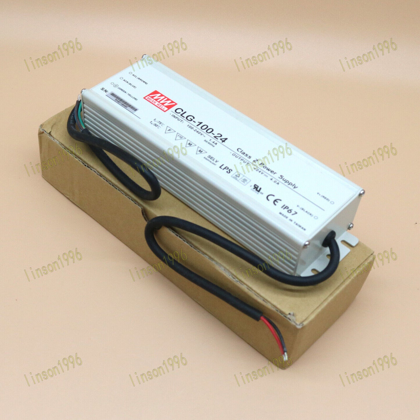 ONE MEAN WELL Power Supply CLG-100-24 24V 4A 1 Year - MEAN WELL