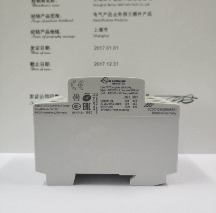 1PC  ABB  ESB40-40 GHE3491102R0006  230VAC/DC Contactor 4NO