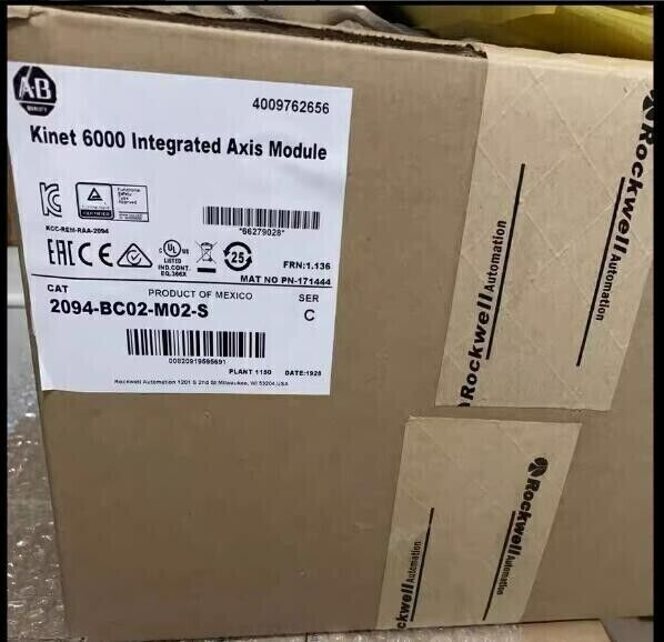 Allen-Bradley 2094-BC02-M02-S/C Kinetix 6000 15kW/15A Integrated Axis Module - ALLEN-BRADLEY