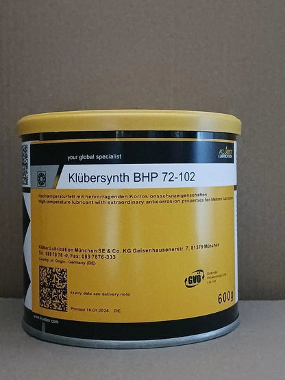 KLUBER Lubrication Klubersynth BHP 72-102 600g ( 21.2 OZ) free shipping
