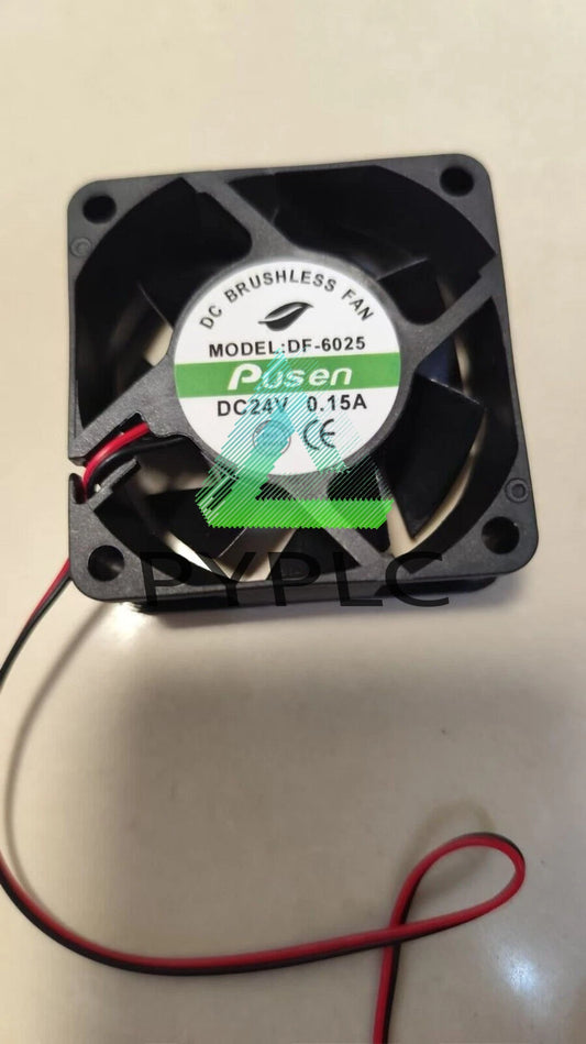 1 PCS Pusen Fan DF-6025 DC24V 0.15A 6025 6cm 2 Wire cooling fan