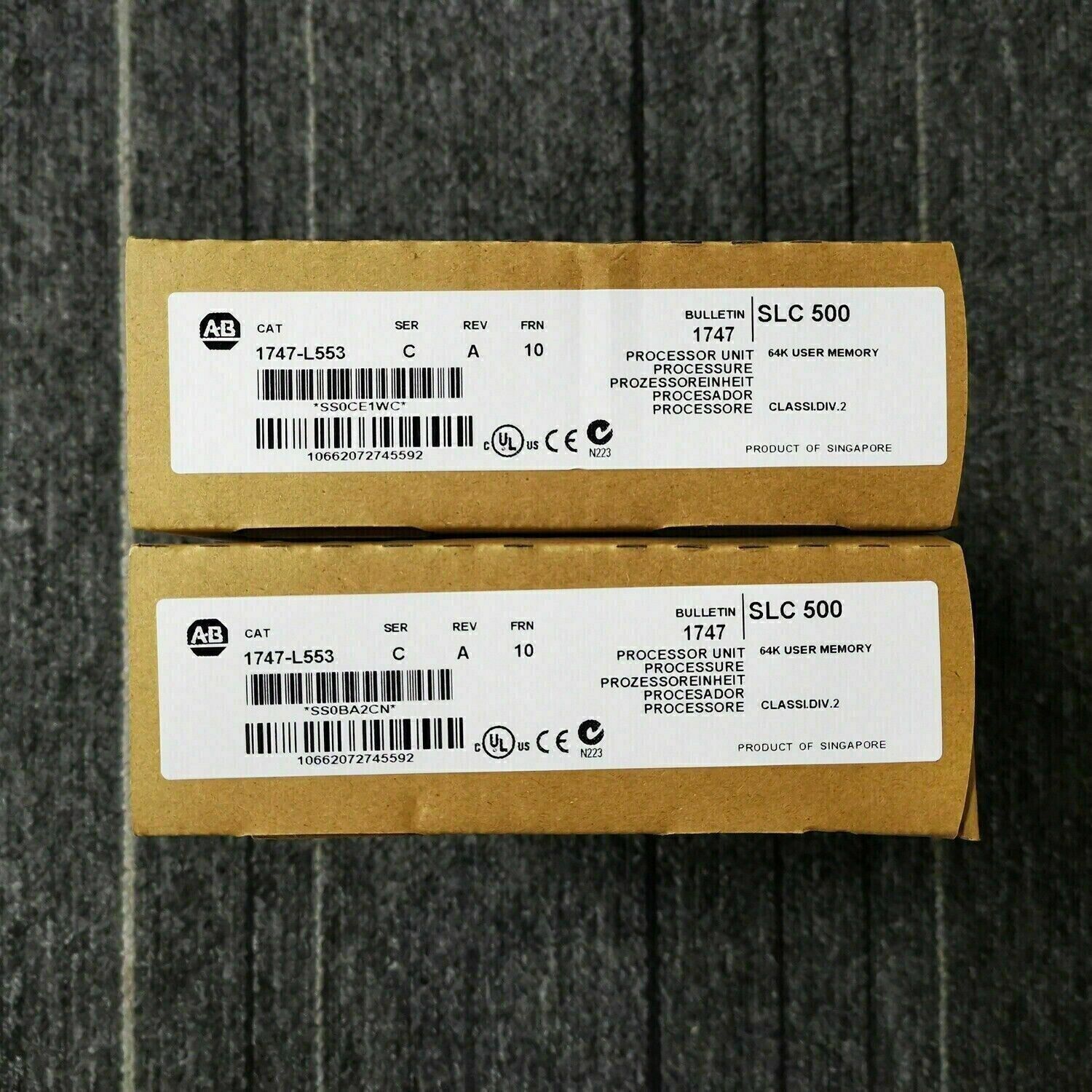 AB 1747-L553 SER C SLC 64K CPU Processor Unit - AB