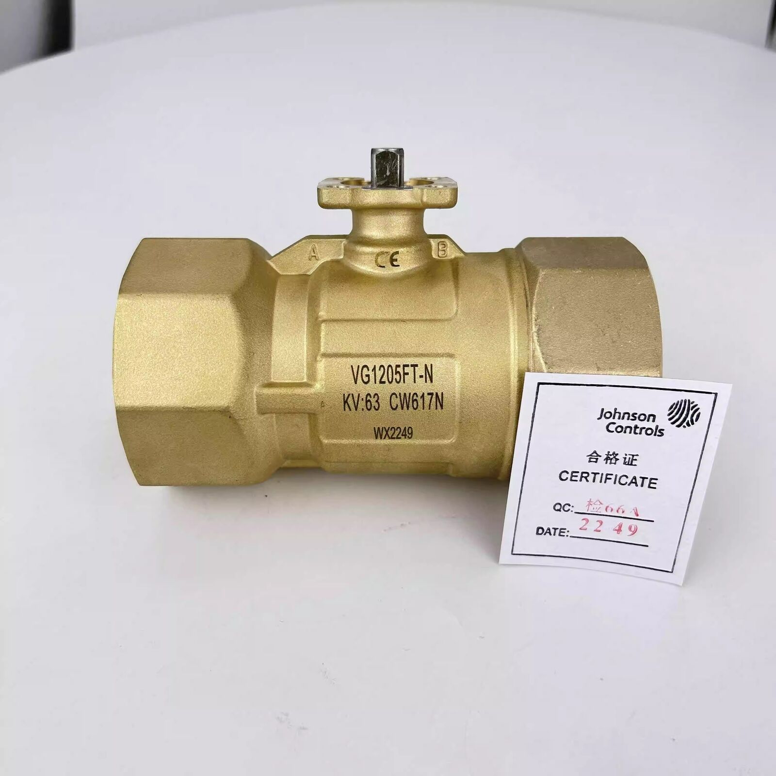 new 1pcs Johnson VG1205FT【DN50】 Electric two-way threaded ball valve