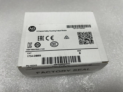 1734-OB8S Ser B A-B Safety Sourcing Output Module New Sealed - SAFETY SOURCE