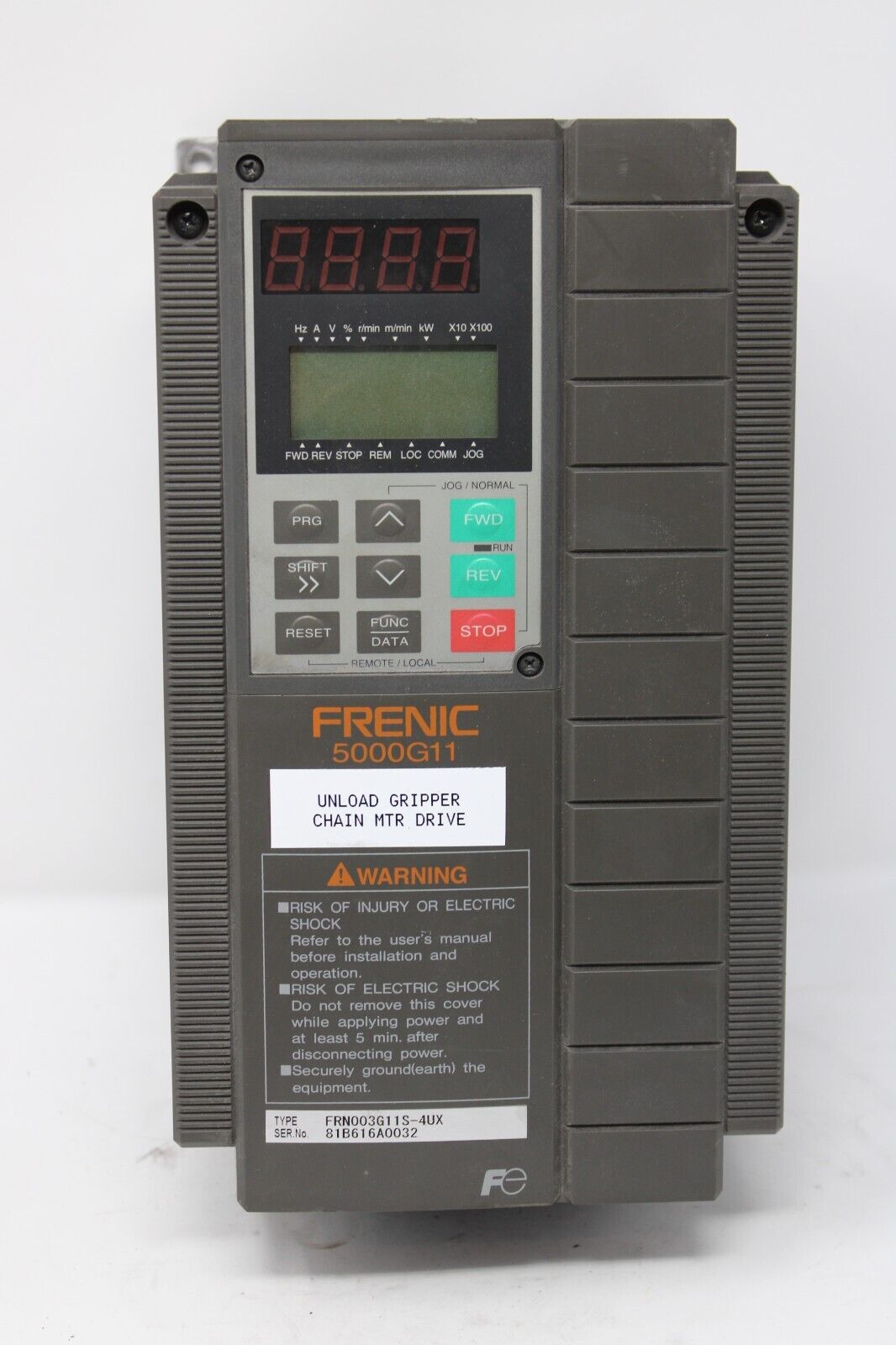 used Fuji Electric FRN003G11S-4UX Drive - FUJI ELECTRIC